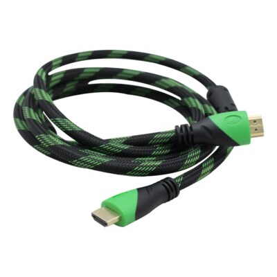 CABLE HDMI GHIA 2 MTS REFORZADO PARA USO RUDO COBRE 4K A 24HZ ETHERNET BOLSA