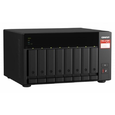 NAS QNAP TS-873A-8G-US /8 BAHIAS SATA DE 3,5 /NCLEO CUADRUPLE 2.2GHZ/ 8GB DDR4 HASTA 64 GB/ LAN 2,5 GBE X2/ USB 3.2 X2/HOT SWAP/ SOPORTA M.2 2280/ NO INCLUYE DISCOS - Image 2