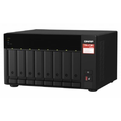 NAS QNAP TS-873A-8G-US /8 BAHIAS SATA DE 3,5 /NCLEO CUADRUPLE 2.2GHZ/ 8GB DDR4 HASTA 64 GB/ LAN 2,5 GBE X2/ USB 3.2 X2/HOT SWAP/ SOPORTA M.2 2280/ NO INCLUYE DISCOS - Image 3